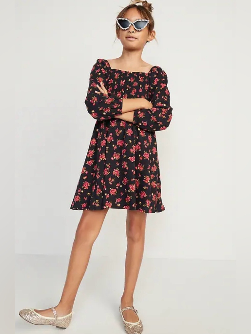 Old Navy Smocked Fit & Flare dress. Size S.